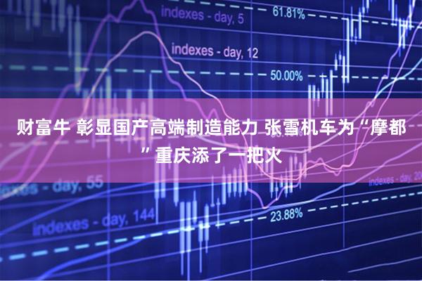 财富牛 彰显国产高端制造能力 张雪机车为“摩都”重庆添了一把火